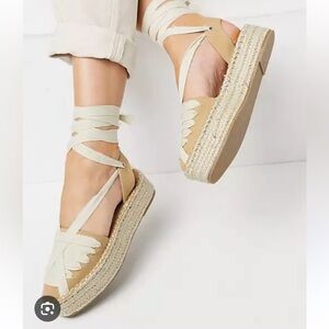 ASOS espadrille platforms